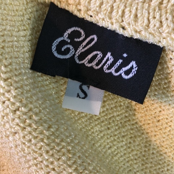 Elaris Designs Cardigan Hand Loomed Leopard Print Collar Front Zipper Size Small - Picture 10 of 13